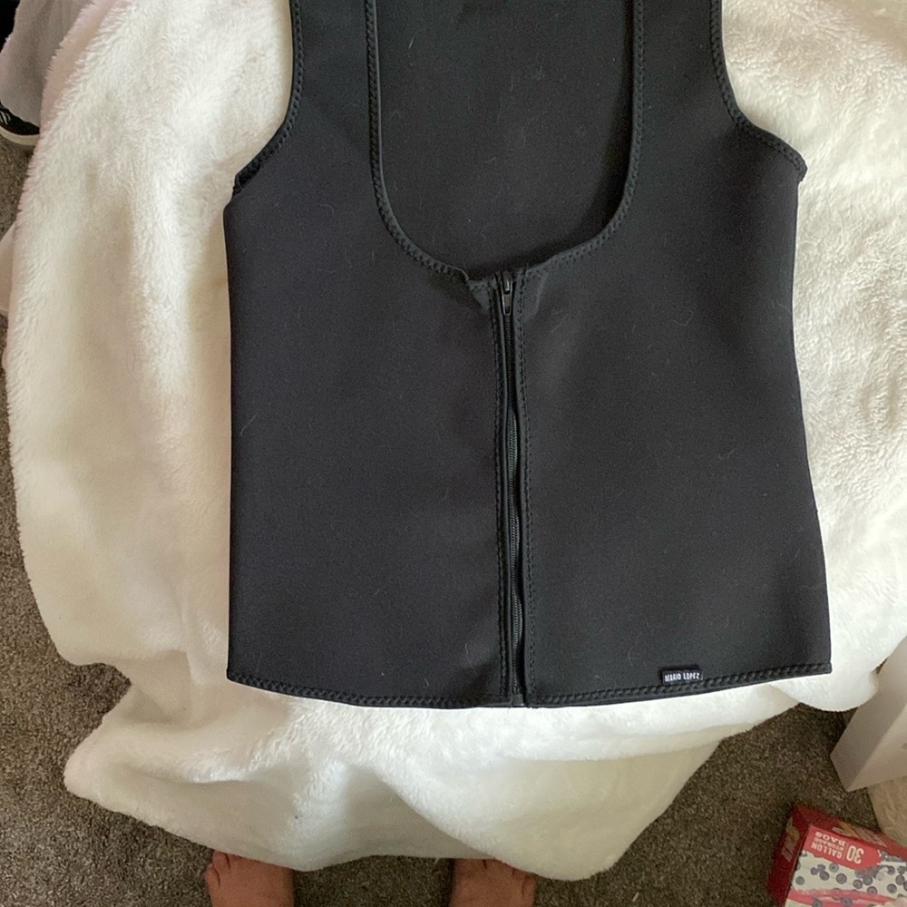 Black Neoprene Top
